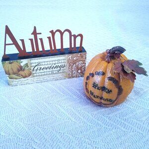 Happy Harvest Pumpkin & Autumn Decor